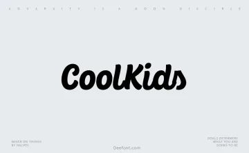 CoolKids Font