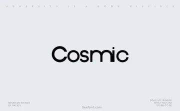 Cosmic Font