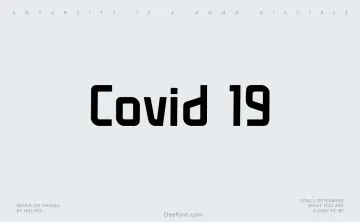 Covid 19 Font