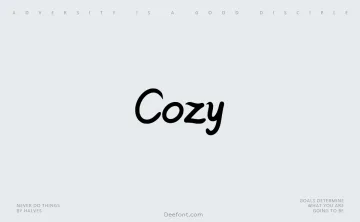 Cozy Font