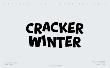 Cracker Winter Font