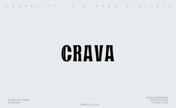 Crava Font