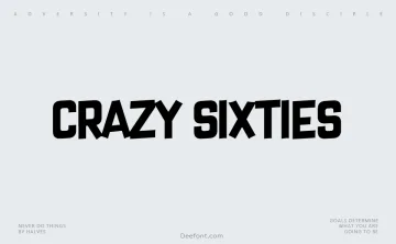 Crazy Sixties Font
