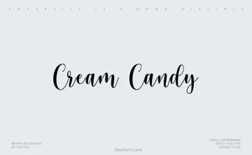 Cream Candy Font