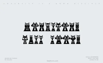 Creatures with Horns Font