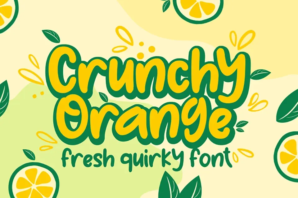 Crunchy Orange Font