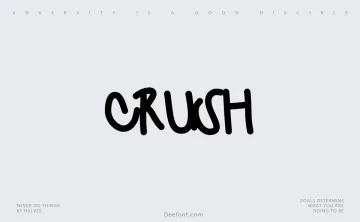 Crush Font