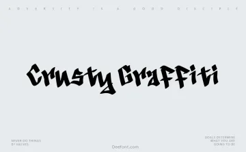 Crusty Graffiti Font