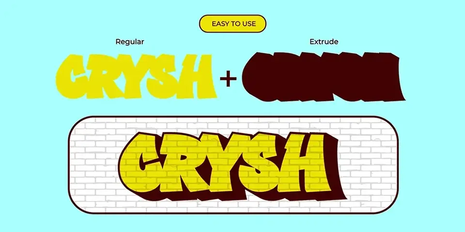 Crysh Graffiti Font