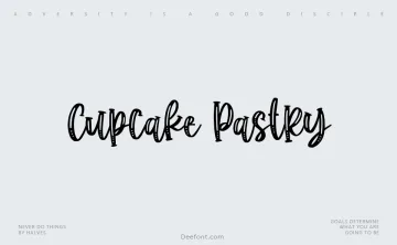 Cupcake Pastry Font