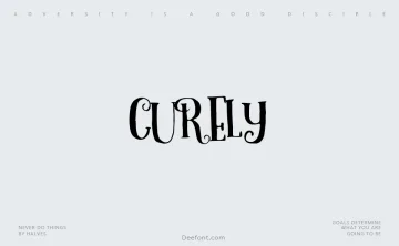 Curely Font
