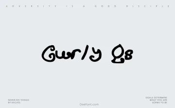 Curly Qs Font