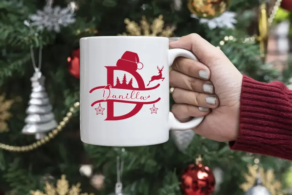 Cute Christmas Monogram Font