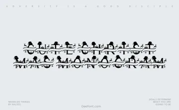 Cute Christmas Monogram Font