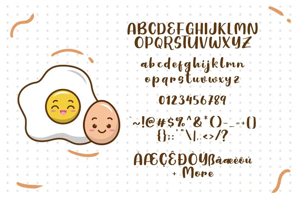 Cute Egg Font