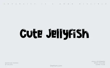 Cute Jellyfish Font