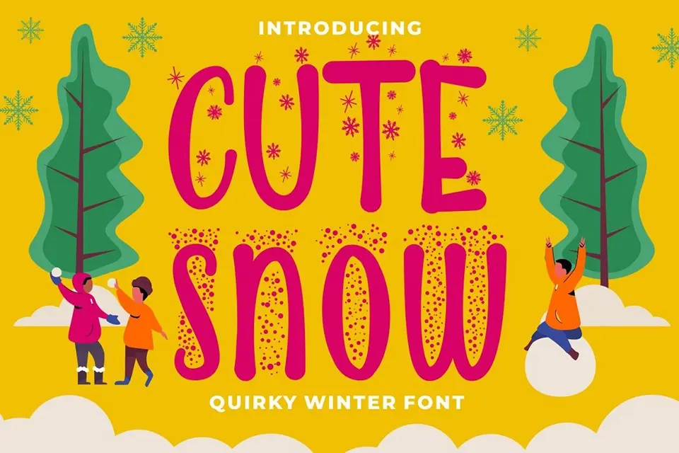 Cute Snow Font