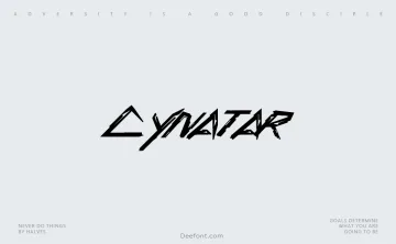 Cynatar Font