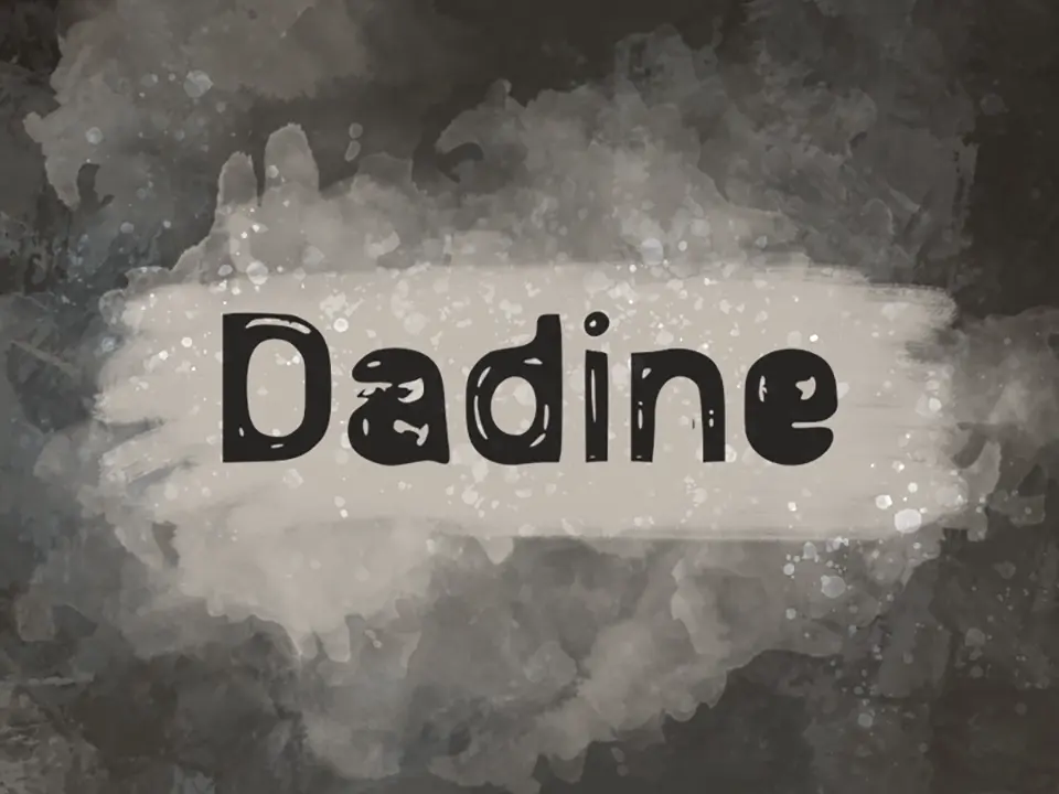 d Dadine Font