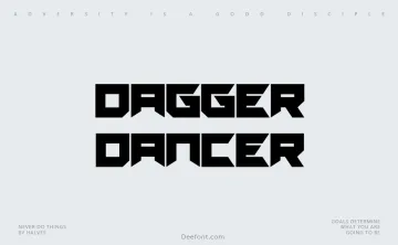 Dagger Dancer Font