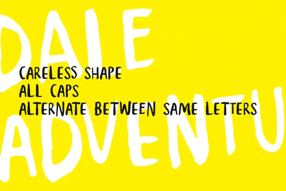 Dale Adventure Font