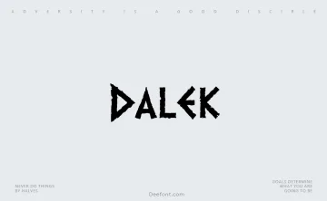 Dalek Font