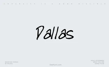 Dallas Font