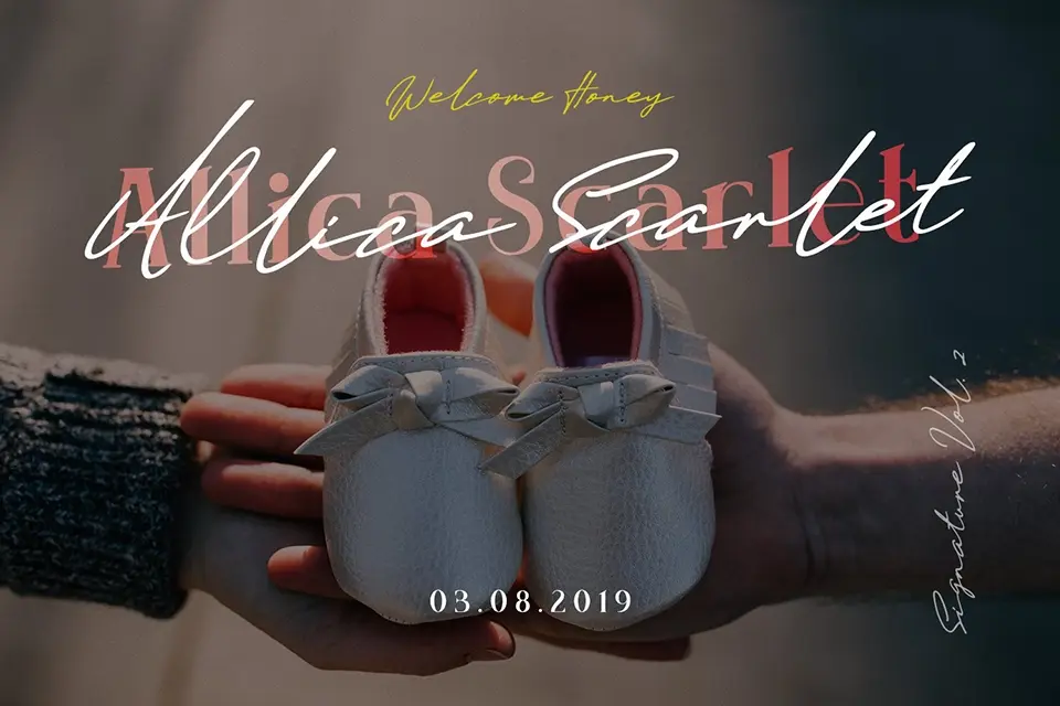 Daniels Signature Font