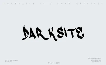 Darksite Font