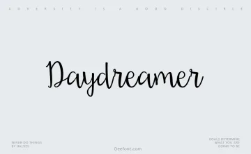 Daydreamer Script Font