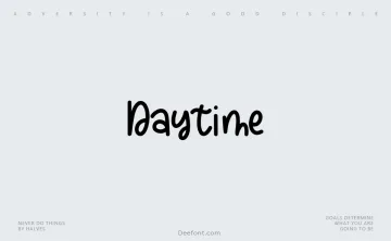 Daytime Font