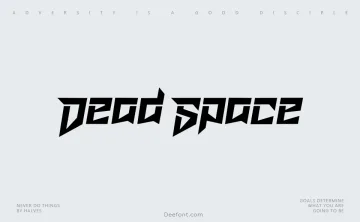 Dead Space Font