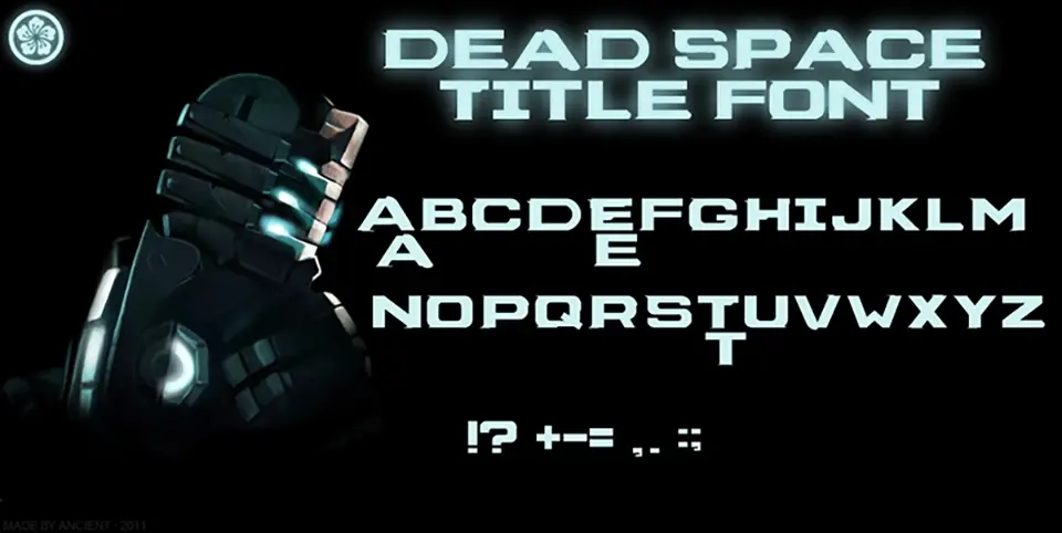 Dead Space Box Art Font