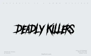 Deadly Killers Font