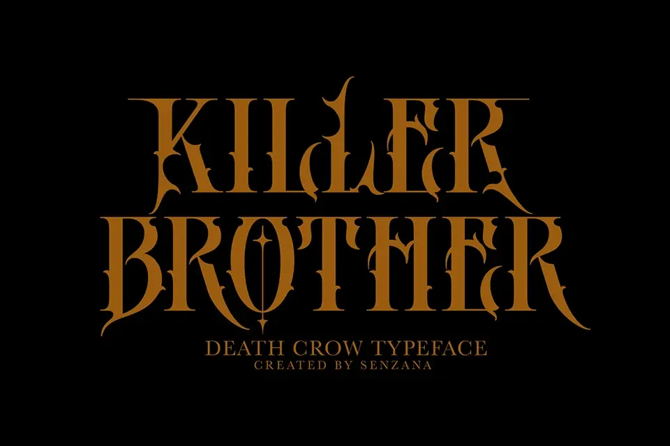 Death Crow Font