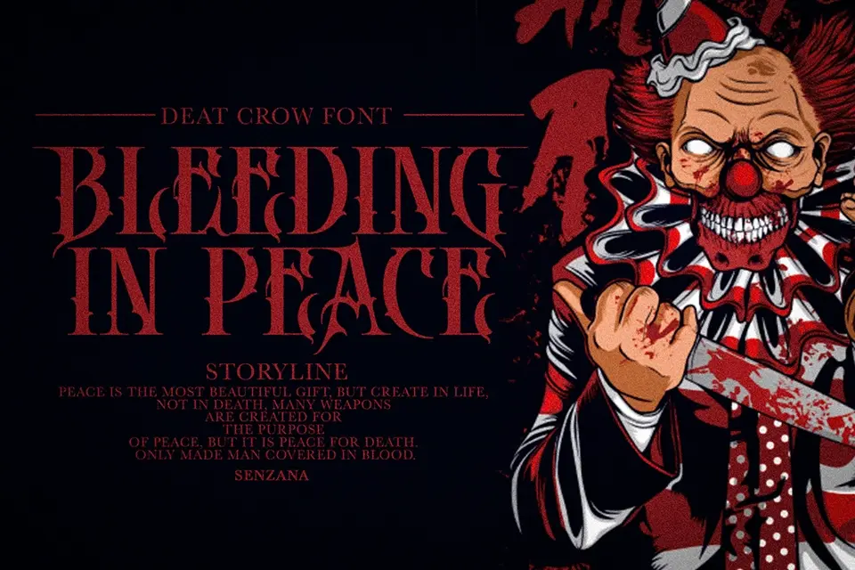Death Crow Font