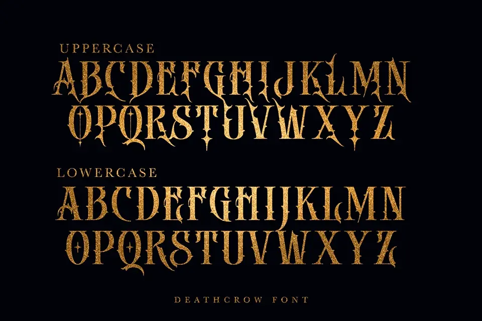 Death Crow Font