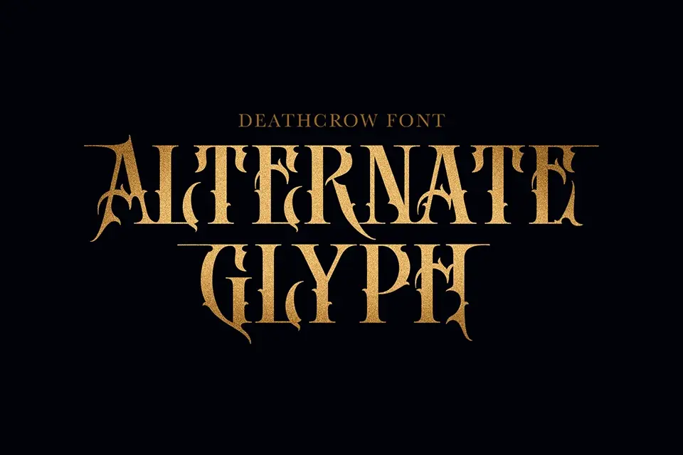 Death Crow Font