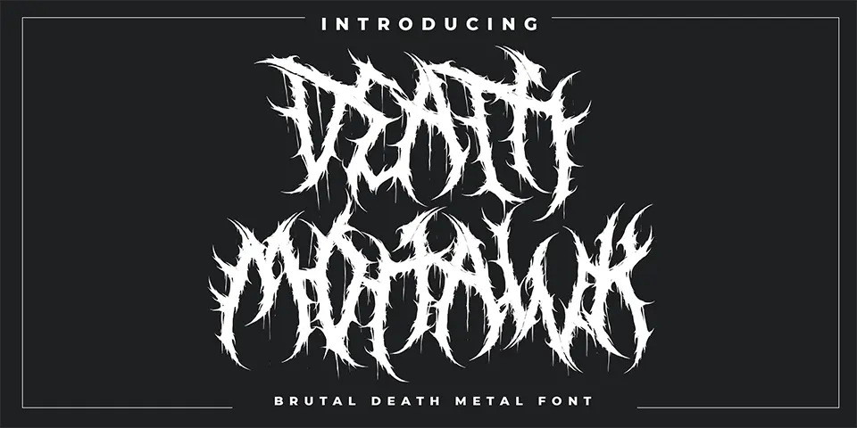 Death Mohawk Font