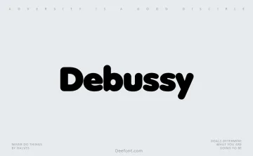 Debussy Font