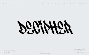 Decipher Font
