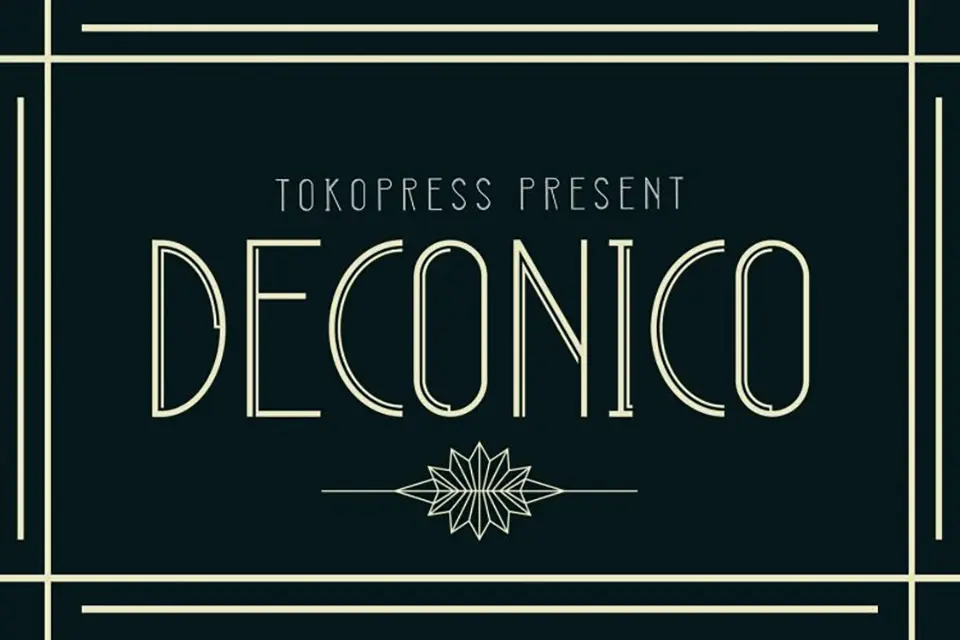 Deconico Font