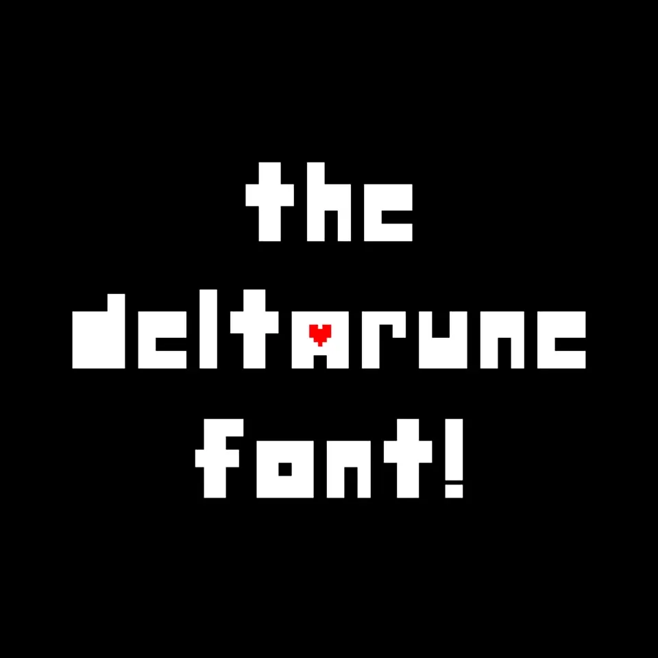 Deltarune Font