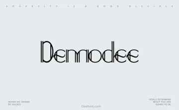 Demodee Font