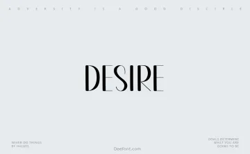 Desire Font