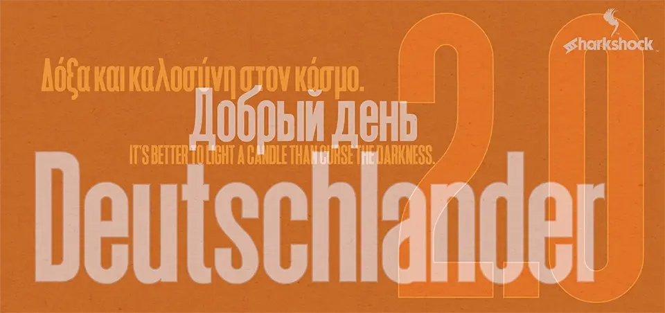 Deutschlander 2.0 Font