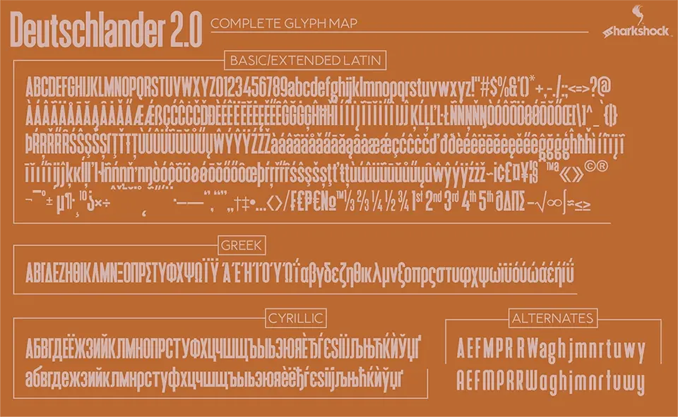 Deutschlander 2.0 Font