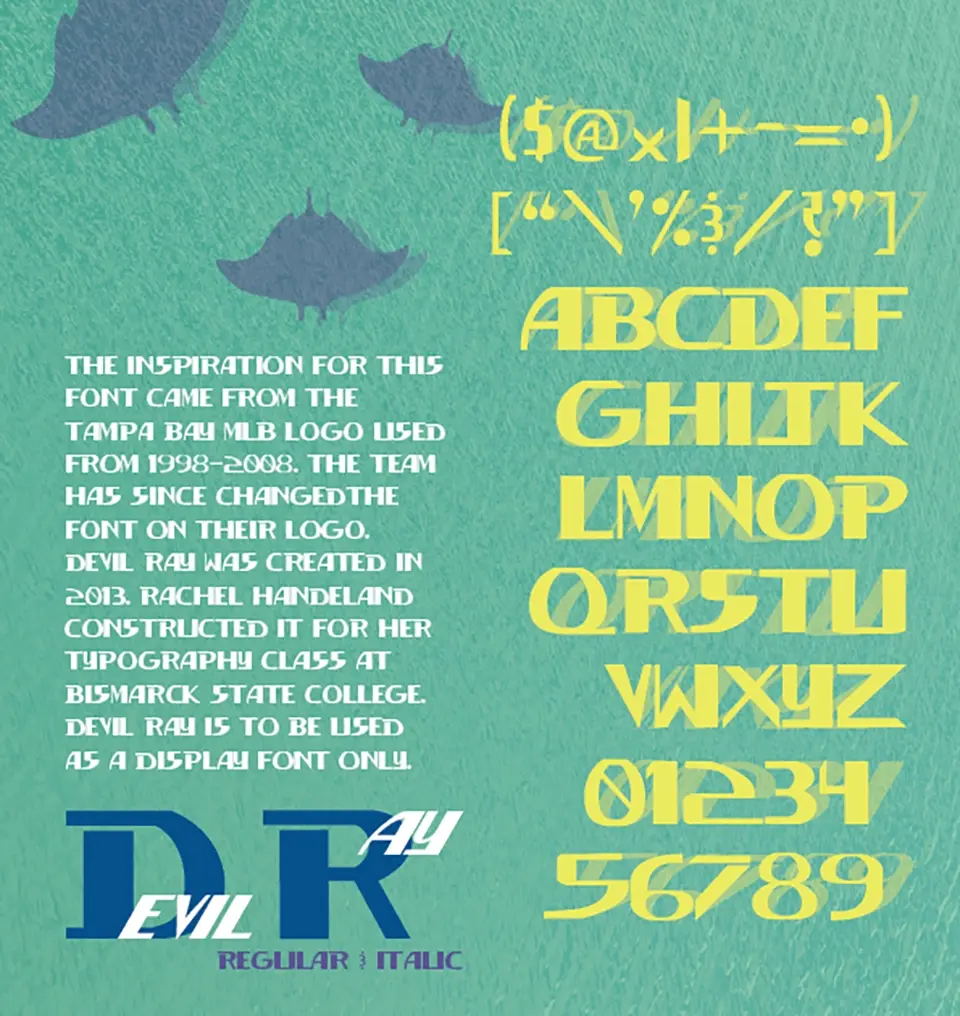 Devil Ray Font