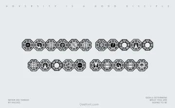 Dharma Initiative Logos Font