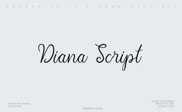 Diana Script Font